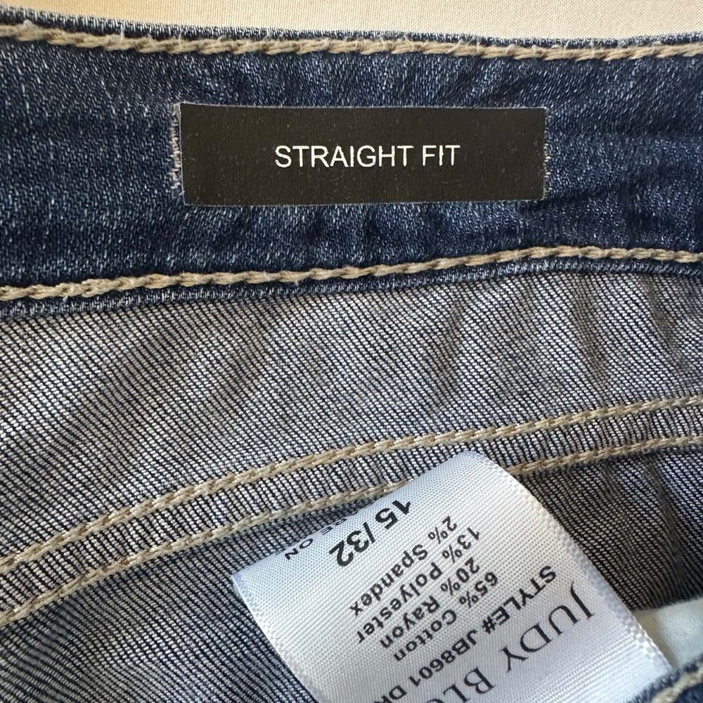 Judy blue women’s 15/32 straight fit denim jeans - Picture 7 of 9